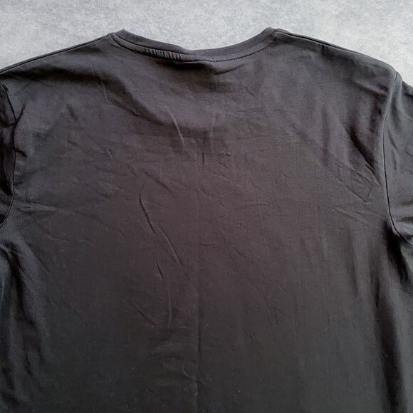 Gymshark Critical T Shirt Mens Size M Black Crew Neck Slim Fit Short Sleeve - Picture 4 of 8